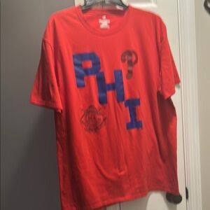 Fanatics Red and Blue Short Sleeve Tees